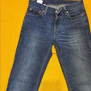 Levi's Dark Blue Straight Jeans